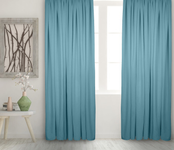 Штора Велюр матовый с креплением Петли v18. Фото 2