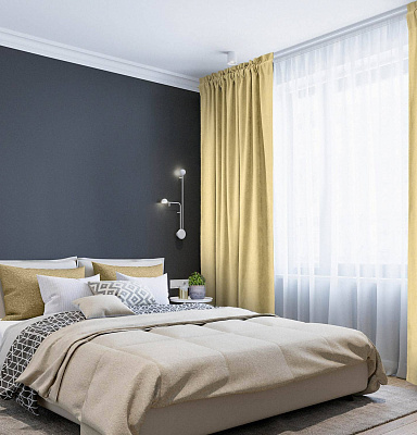 Канвас однотонные v11 с креплением Кулиска с гребешком