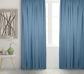 Штора Велюр матовый с креплением Кулиса v19
