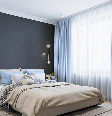 Канвас однотонные v38 с креплением Кулиска