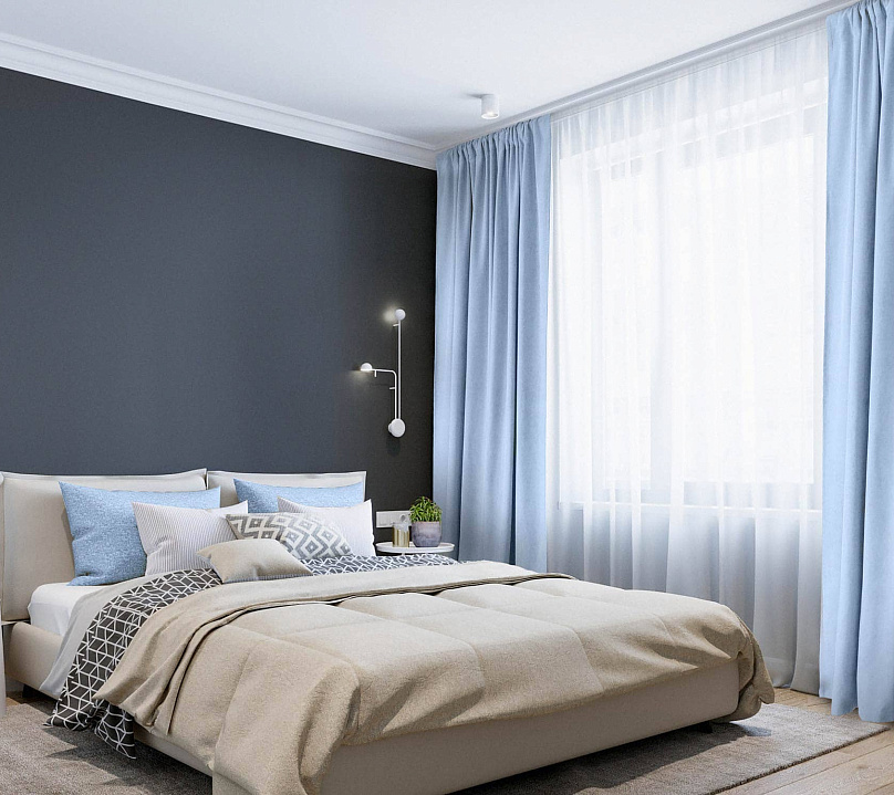 Канвас однотонные v38 с креплением Кулиска. Фото 1