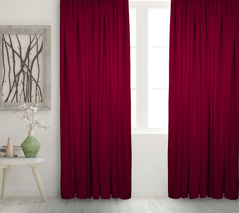 Штора Велюр матовый с креплением Петли с липучкой v28. Фото 2