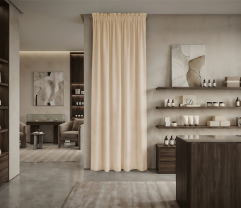 Штора Микровелюр v05 с креплением Кулиса с гребешком. Фото 1