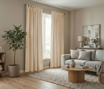 Штора Микровелюр v05 с креплением Петли. Фото 2