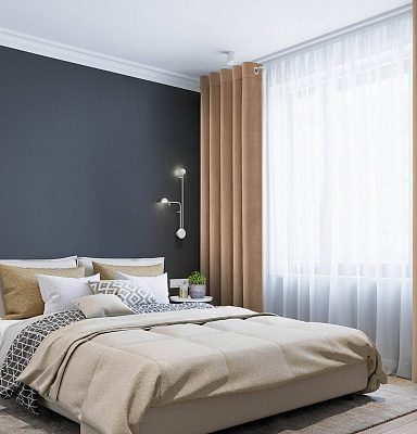 Канвас однотонные v09 с креплением Люверсы