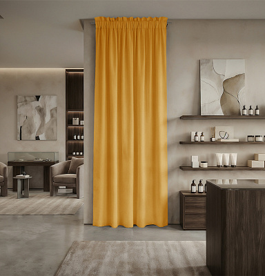 Штора Микровелюр v12 с креплением Кулиса с гребешком