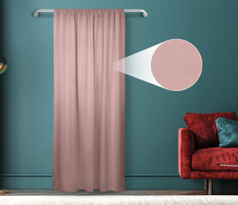 Штора Велюр матовый с креплением Кулиса v24. Фото 1