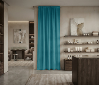 Штора Микровелюр v23 с креплением Кулиса. Фото 1