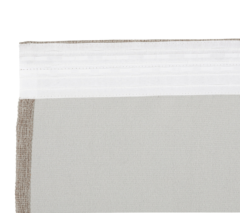 Штора Димаут Рогожка с креплением Шторная тесьма v09. Фото 4