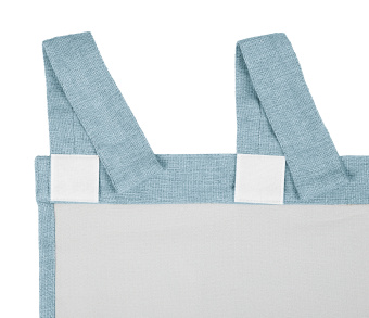 Штора Димаут Рогожка с креплением Петли с липучкой v16. Фото 5