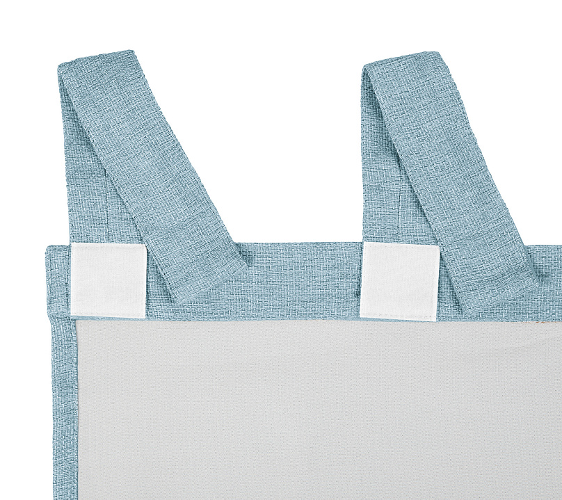 Штора Димаут Рогожка с креплением Петли с липучкой v16. Фото 5