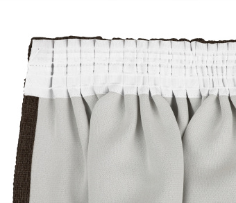 Штора Димаут Рогожка с креплением Шторная тесьма v27. Фото 5