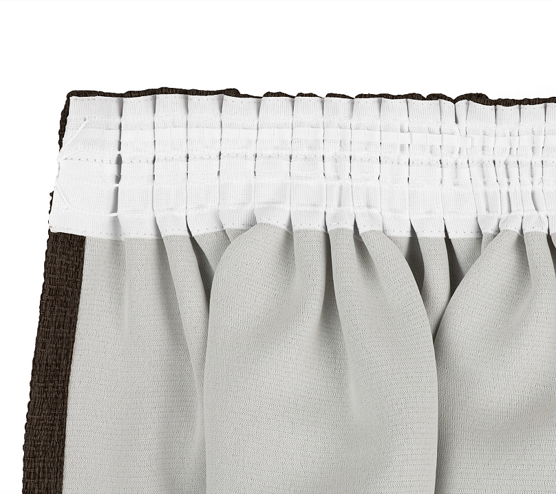 Штора Димаут Рогожка с креплением Шторная тесьма v27. Фото 5