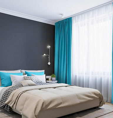 Канвас однотонные v28 с креплением Кулиска 