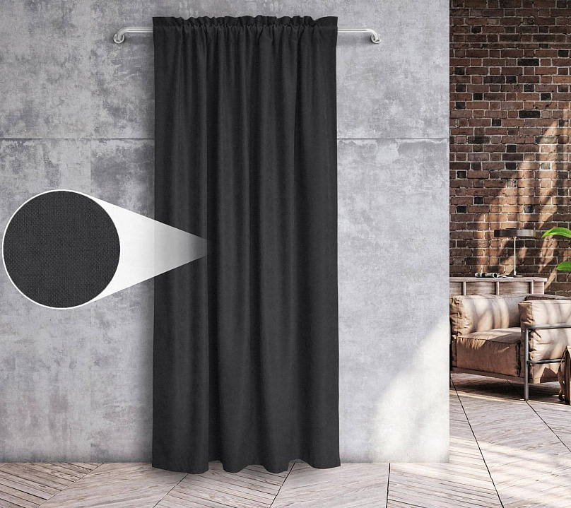 Канвас однотонные v48 с креплением Кулиска с гребешком. Фото 3