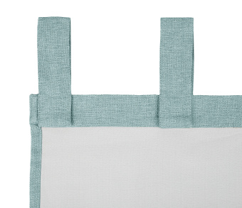 Штора Димаут Рогожка с креплением Петли с липучкой v15. Фото 4