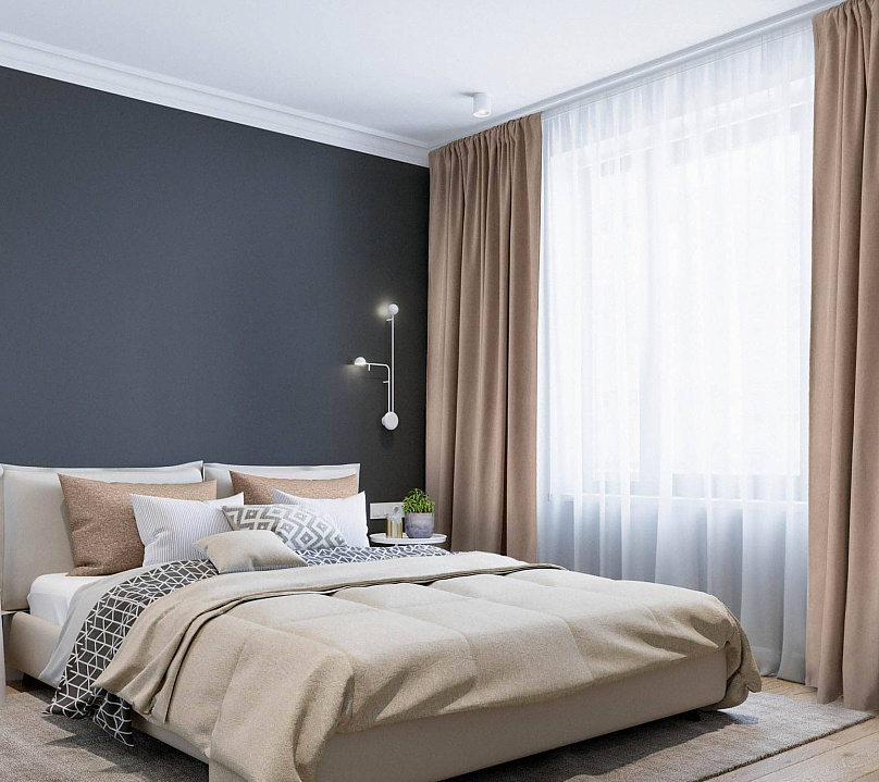 Канвас однотонные v45 с креплением Кулиска. Фото 1