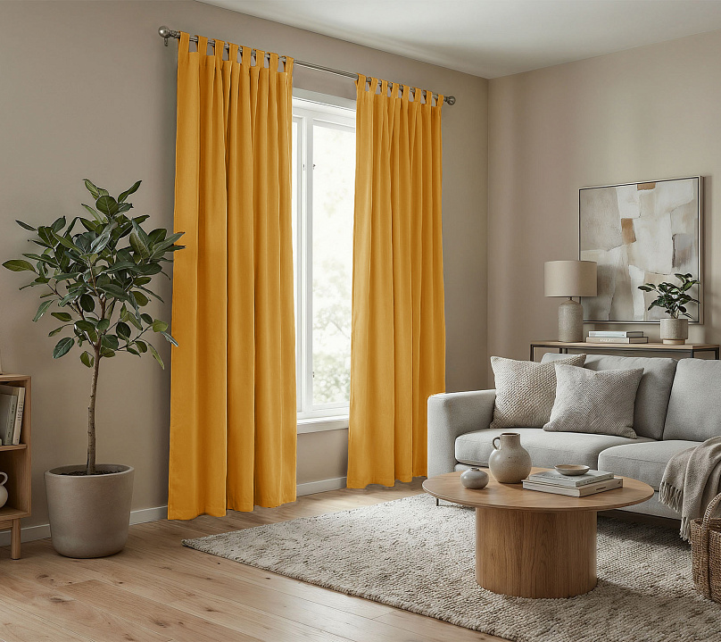 Штора Микровелюр v12 с креплением Петли. Фото 2