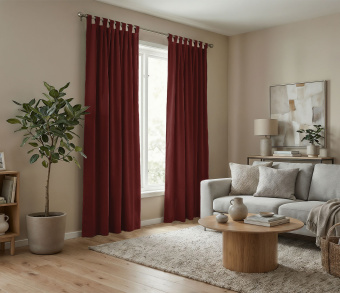 Штора Микровелюр v35 с креплением Петли с липучкой. Фото 2