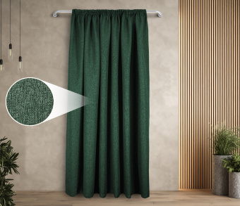 Штора Димаут Рогожка с креплением Шторная тесьма v21. Фото 1