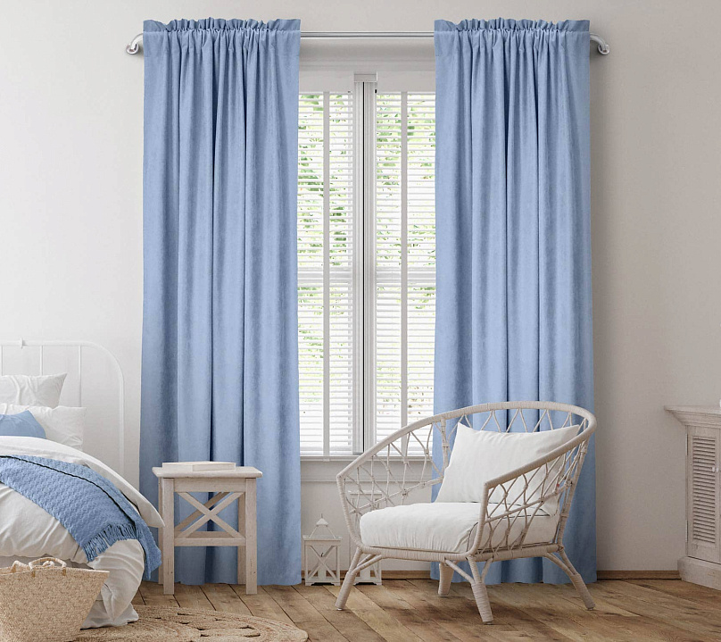 Канвас однотонные v38 с креплением Кулиска с гребешком. Фото 2