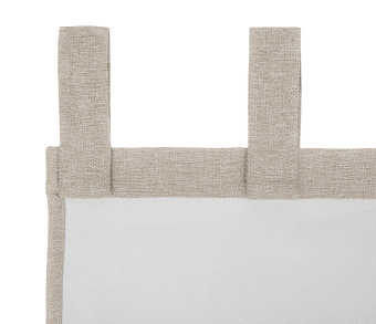 Штора Димаут Рогожка с креплением Петли с липучкой v08. Фото 4