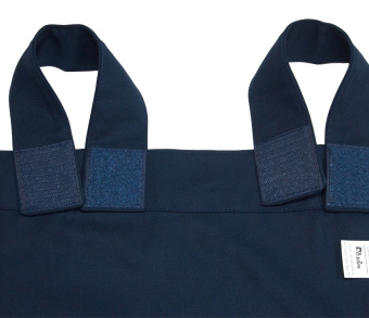 Шторы Стандарт темно-синие на петлях на липучках. Фото 6