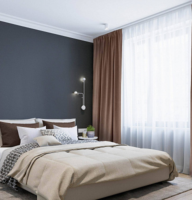 Канвас однотонные v15 с креплением Тесьма