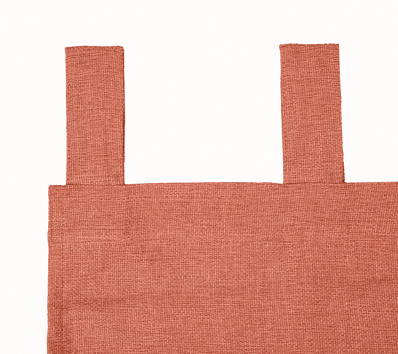 Штора Димаут Рогожка с креплением Петли с липучкой v22. Фото 3