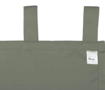 Шторы Премиум зеленые на петлях без липучек. Фото 7