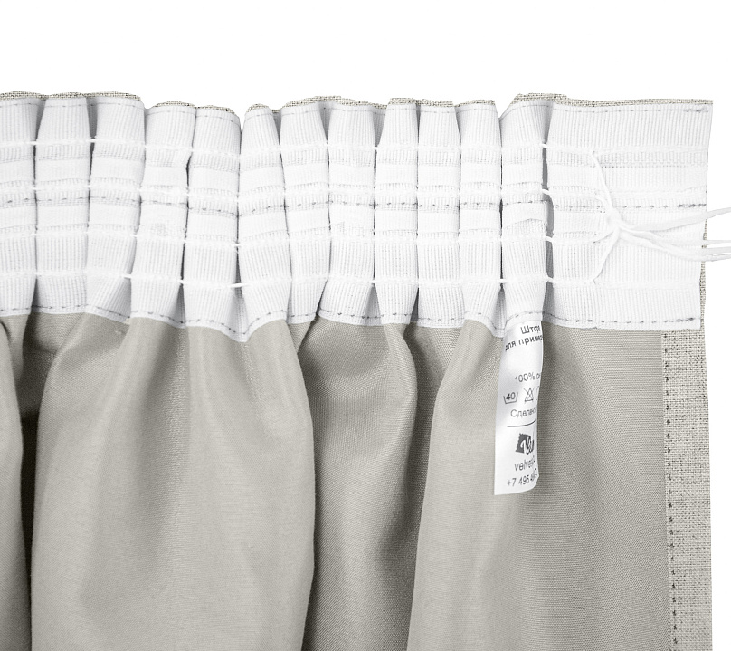 Санди однотонные v11 с креплением Шторная тесьма. Фото 4