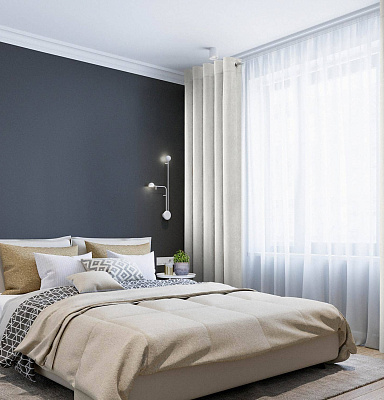 Канвас однотонные v01 с креплением Люверсы