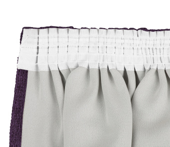 Штора Димаут Рогожка с креплением Шторная тесьма v28. Фото 5