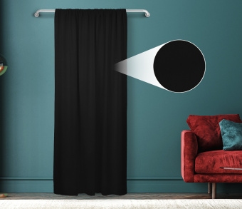 Штора Велюр матовый с креплением Кулиса v33. Фото 1