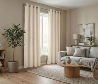 Штора Микровелюр v01 с креплением Люверсы. Фото 2