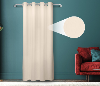 Штора Велюр матовый с креплением Люверсы v02. Фото 1