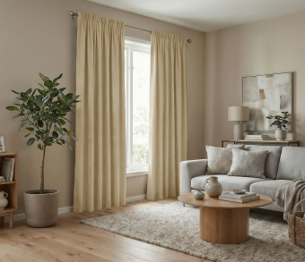 Штора Микровелюр v10 с креплением Шторная тесьма. Фото 2