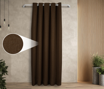 Штора Димаут Рогожка с креплением Люверсы v26. Фото 1