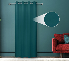 Штора Велюр матовый с креплением Люверсы v17