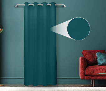 Штора Велюр матовый с креплением Люверсы v17. Фото 1