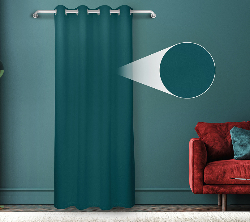 Штора Велюр матовый с креплением Люверсы v17. Фото 1