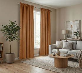 Штора Микровелюр v09 с креплением Кулиса с гребешком