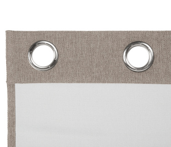 Штора Димаут Рогожка с креплением Люверсы v13. Фото 4