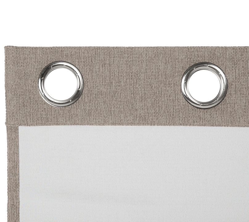 Штора Димаут Рогожка с креплением Люверсы v13. Фото 4