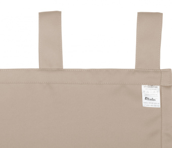 Шторы Премиум кремовые на петлях без липучек. Фото 7