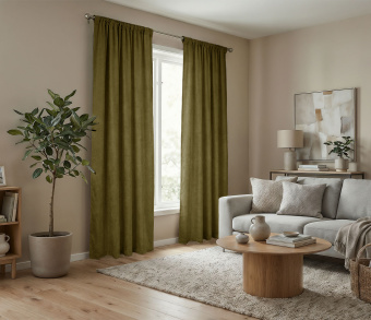 Штора Микровелюр v24 с креплением Кулиса. Фото 2