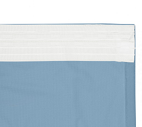 Штора Велюр матовый с креплением Шторная тесьма v19