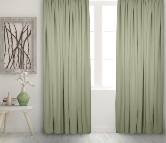 Штора Велюр матовый с креплением Кулиса с гребешком v13. Фото 2