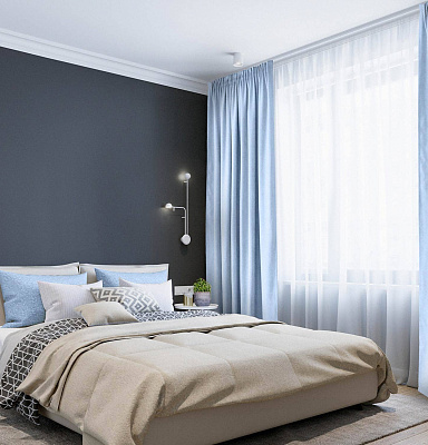 Канвас однотонные v38 с креплением Тесьма