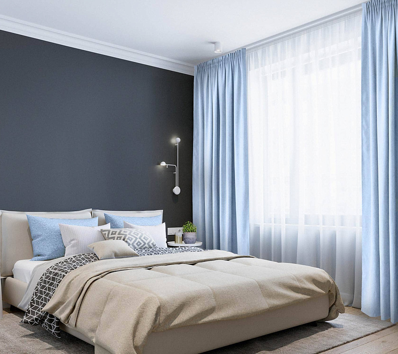 Канвас однотонные v38 с креплением Тесьма. Фото 1